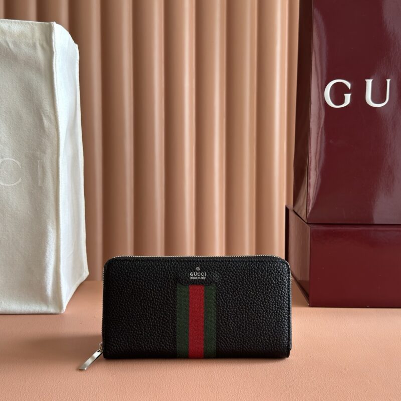 Gucci Primavera系列钱包 黑色全皮 型号A00770
