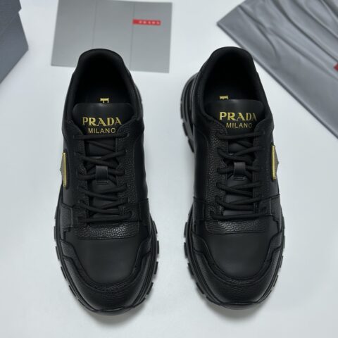Prada 男士织物运动休闲鞋 低帮透气