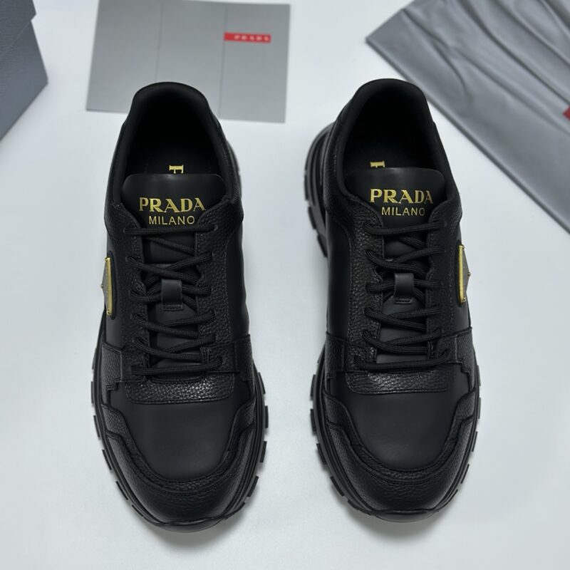 Prada 男士织物运动休闲鞋 低帮透气