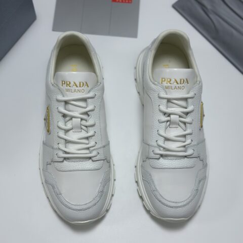 Prada 男士织物运动休闲鞋 低帮透气