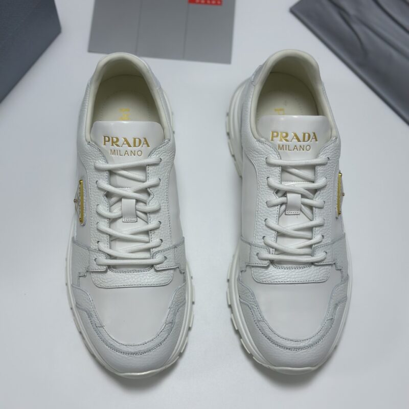 Prada 男士织物运动休闲鞋 低帮透气