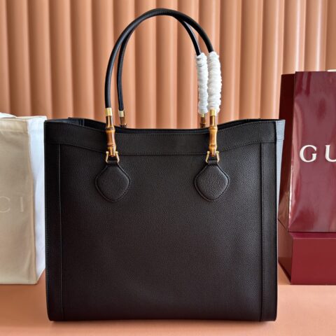 Gucci Primavera系列经典托特包黑色 A0022V