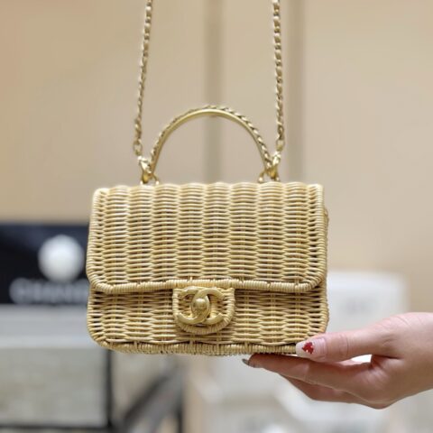 Chanel 26C限量版藤条口盖包 型号AS5984