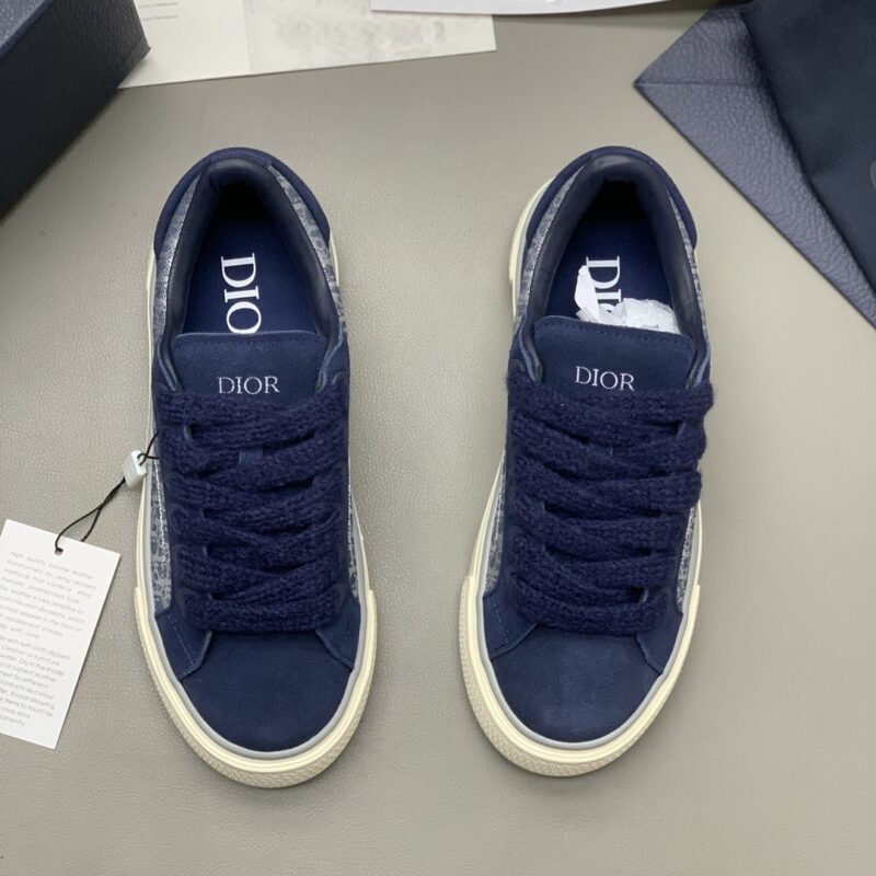 Dior B33男款低帮运动鞋 牛皮革制作