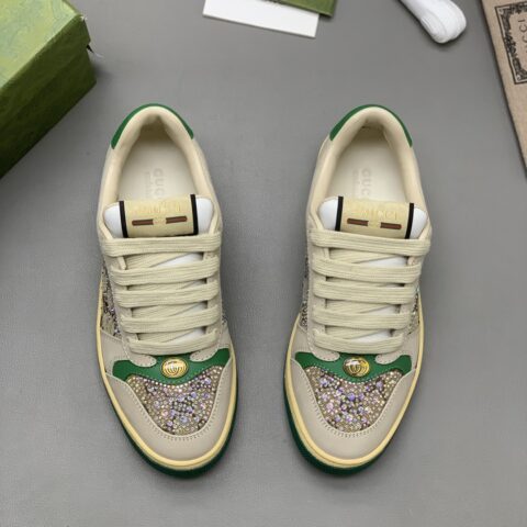Gucci 女款水钻休闲小脏鞋 舒适耐磨