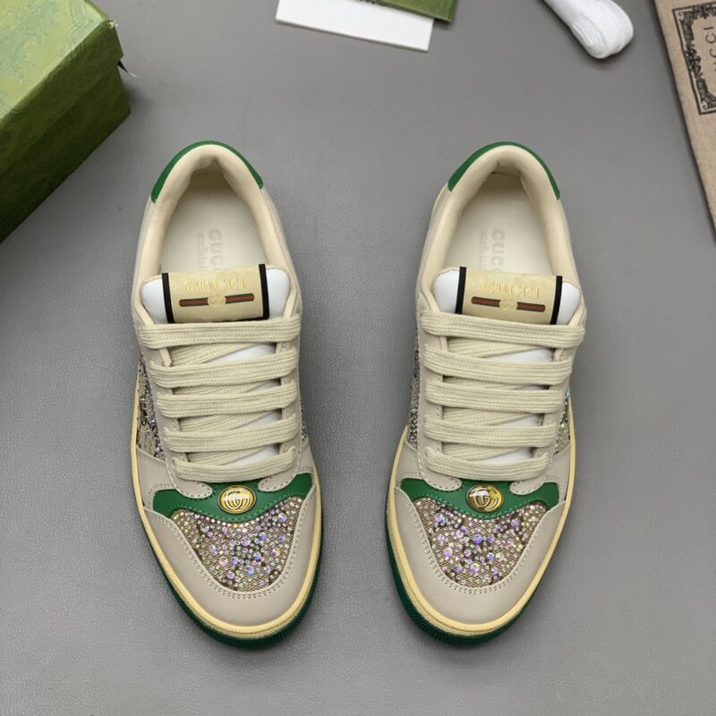 Gucci 女款水钻休闲小脏鞋 舒适耐磨
