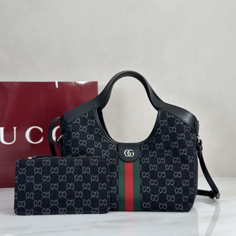 Gucci 新克牛仔布手提包 型号860845