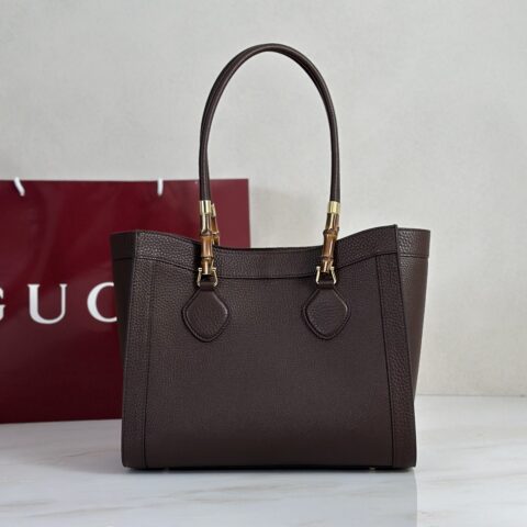 Gucci 深棕托特包手袋 型号A005YB