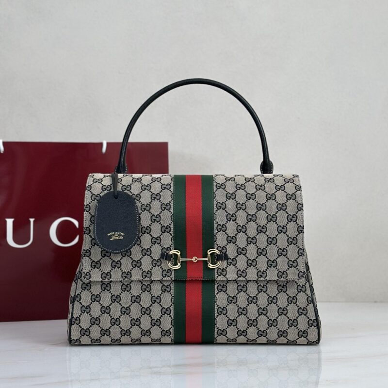 Gucci 杏布克字肩背包大号 型号875019