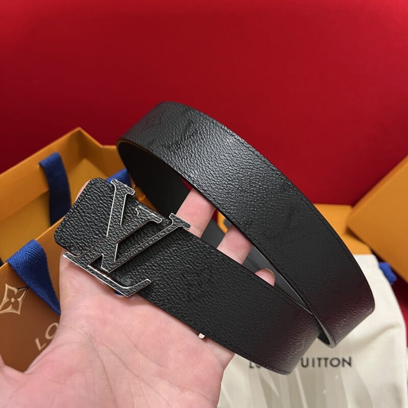 LV 26新款暗夜黑系列 进口小牛皮底腰带