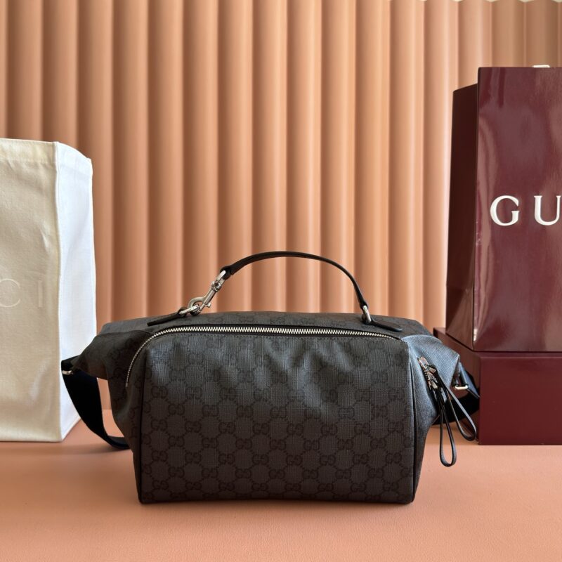 Gucci Core系列帆布手提包灰色 型号A00DB6