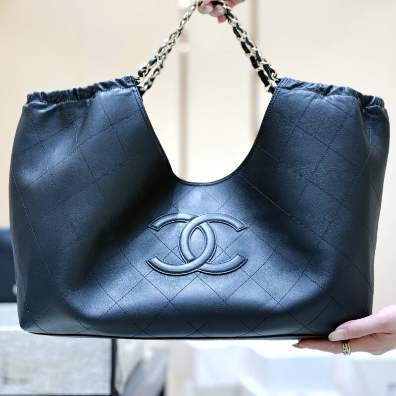Chanel 26b 链条托特大包黑色 型号AS6475
