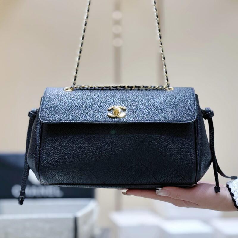 Chanel 26A 链条法棍包黑色 AS6427
