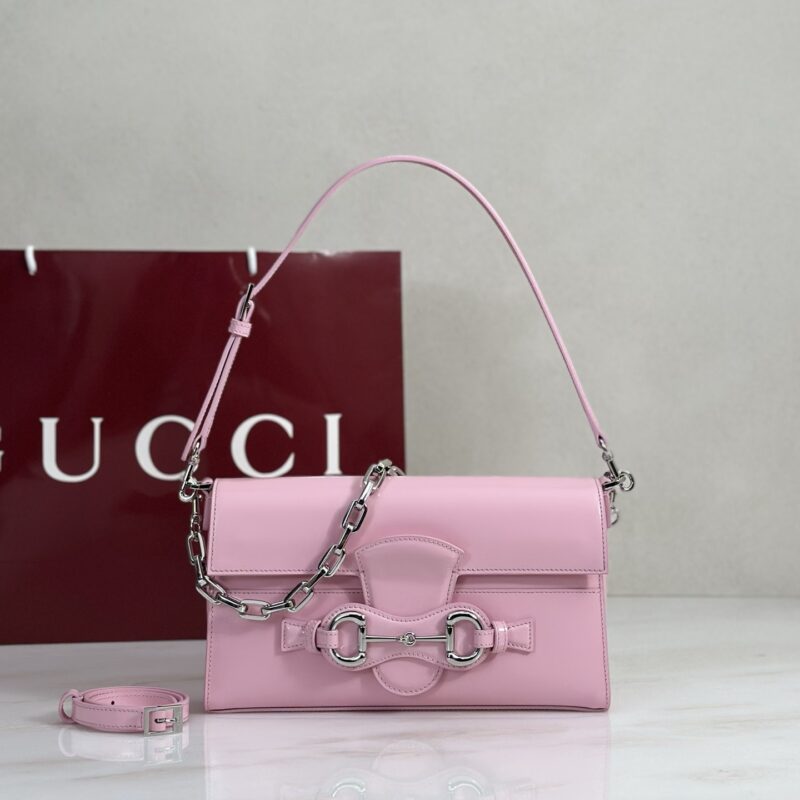 Gucci 贝儿粉单肩包 型号A006KQ
