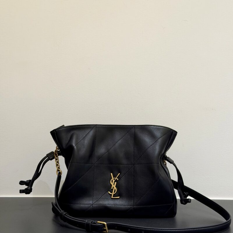 YSL 𝗝𝗮𝗺𝗶𝗲羊皮革斜挎包小号黑色 型号862712