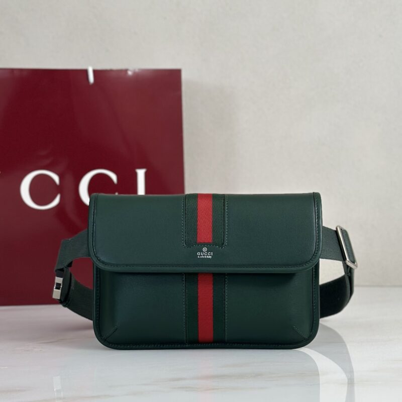 Gucci 绿皮腰包 型号867032