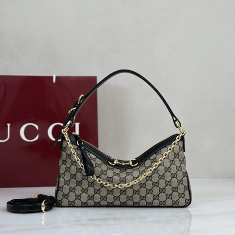 Gucci 杏克涂层帆布肩背包 型号A00CI1