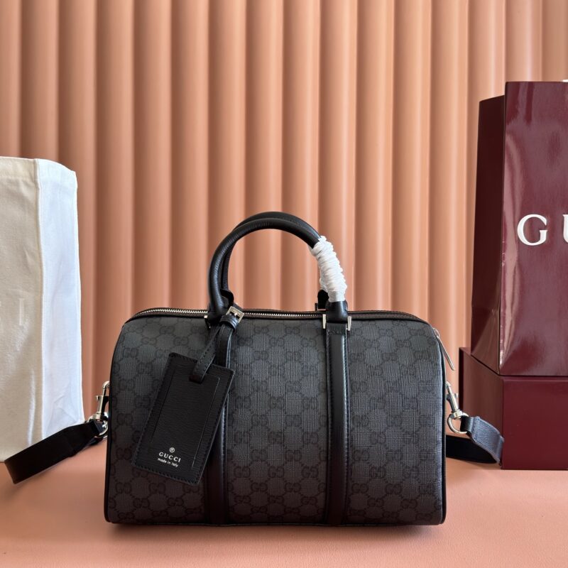 Gucci EssenceClassic系列旅行包黑色/水晶 型号A00DGZ