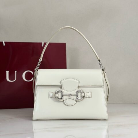 Gucci 米白色手提斜挎包 型号A006N6