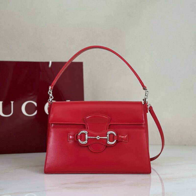 Gucci 手提斜挎包大红色 型号A006N6