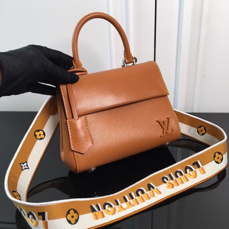 LV Cluny 迷你手袋焦糖棕黄 型号M58928