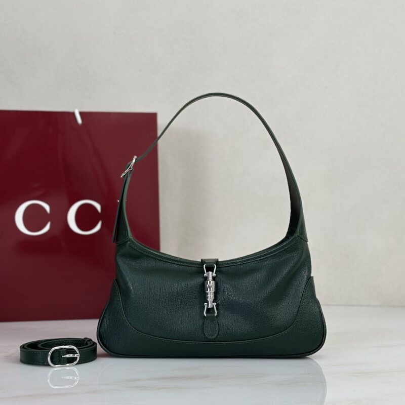 Gucci 绿色肩背腋下包 型号863137