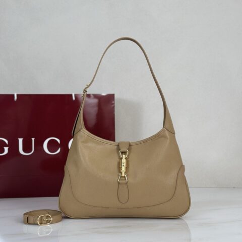 Gucci 深米色肩背包 型号863136