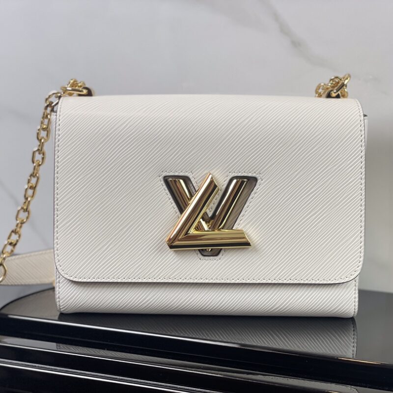 LV Twist中号链条包白色 型号M50280