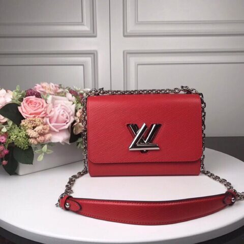 LV TWIST中号手袋红色 型号M50280