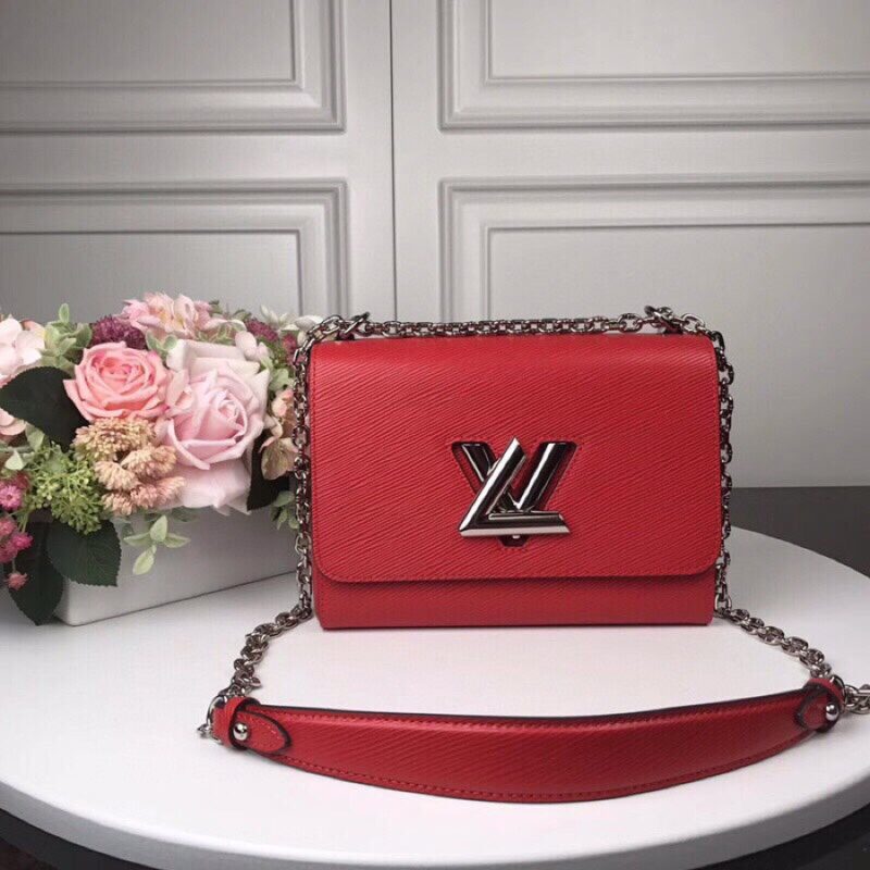 LV TWIST中号手袋红色 型号M50280